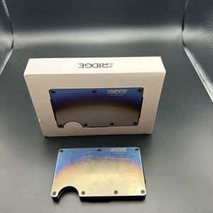 Ridge wallet titanium burnt